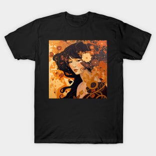 Art Deco Style Woman T-Shirt